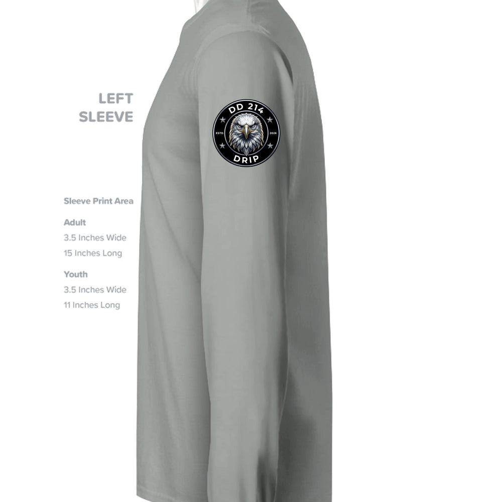 Heathered Steel - DT1105 - SLEEVE_LEFT