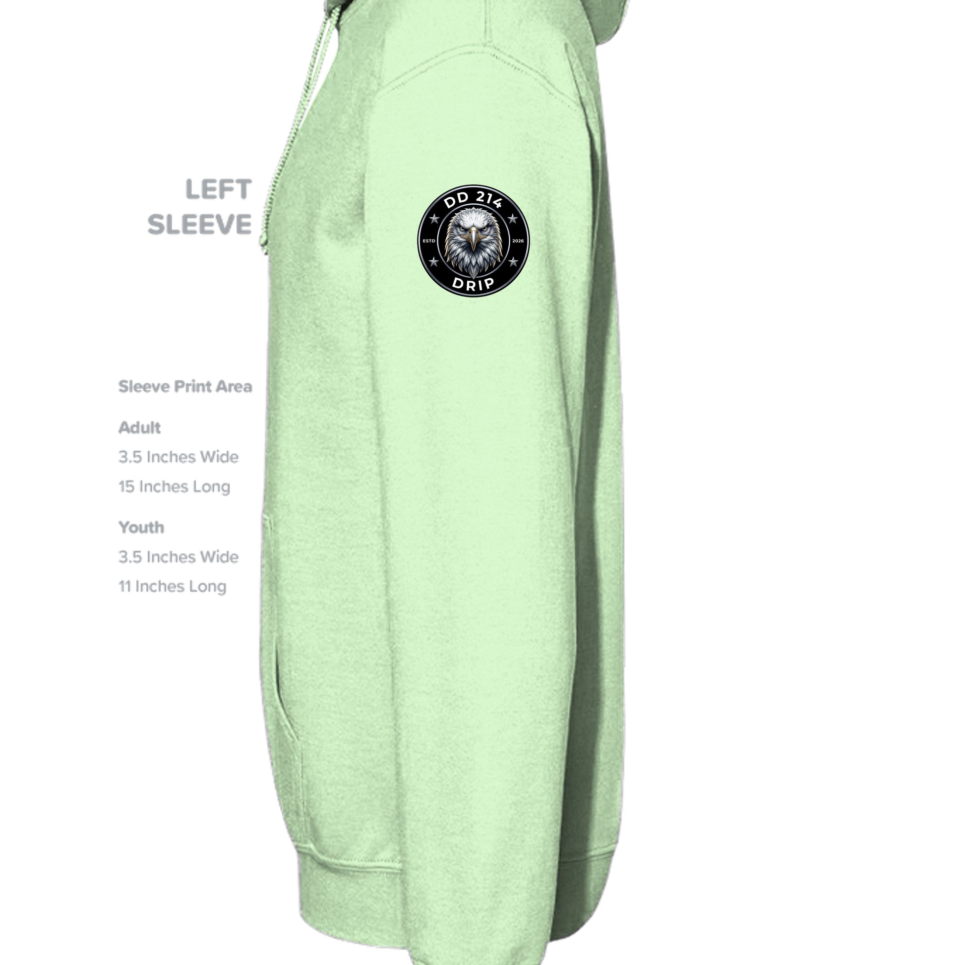 Mint Green - G185 - SLEEVE_LEFT