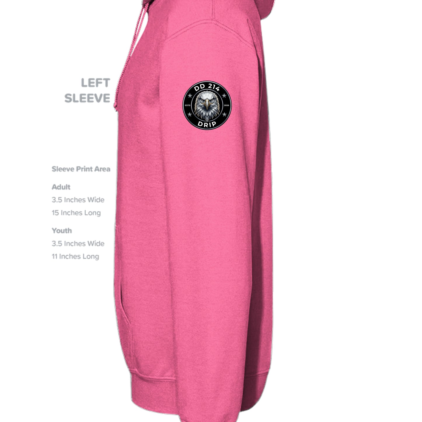SAFETY PINK - G185 - SLEEVE_LEFT