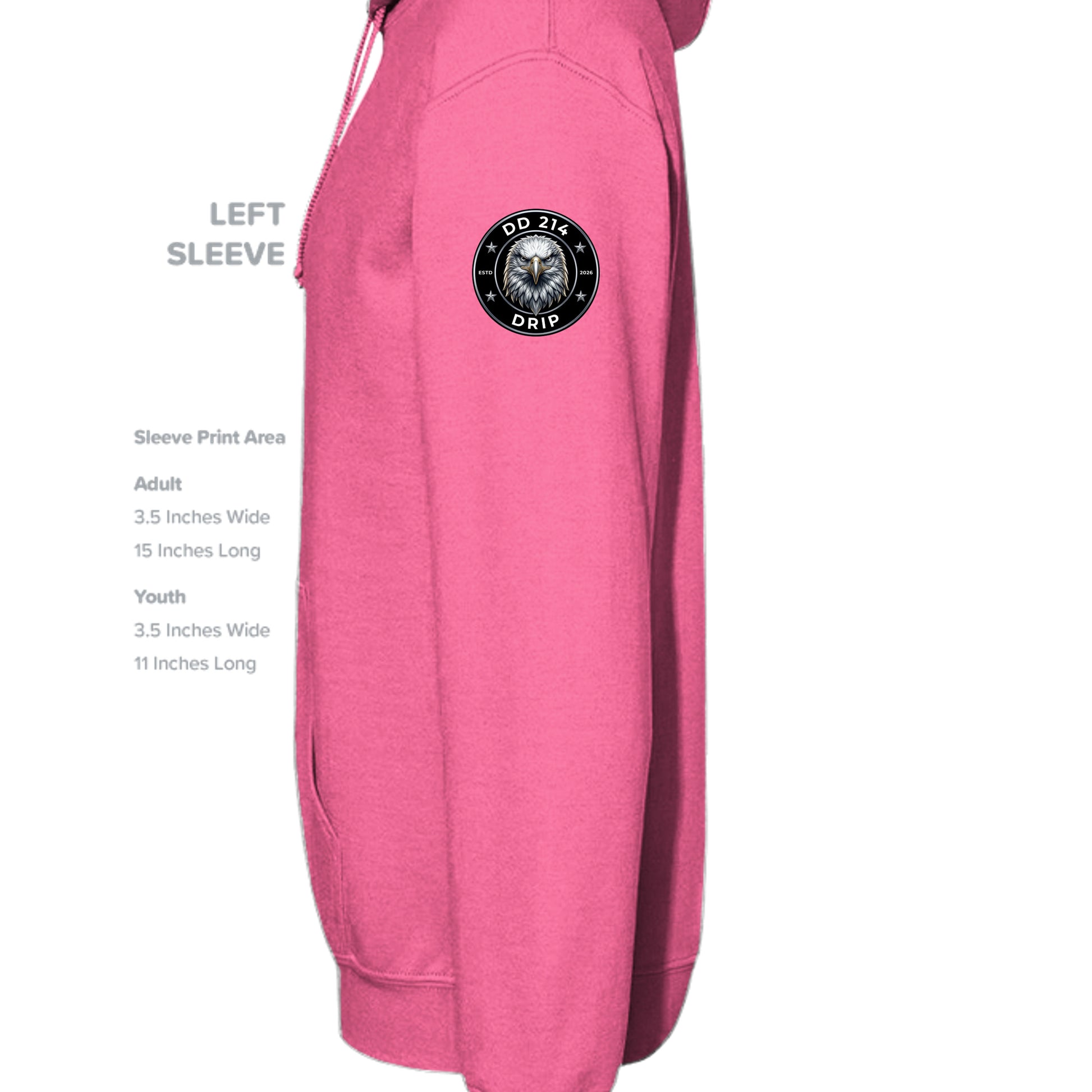 SAFETY PINK - G185 - SLEEVE_LEFT